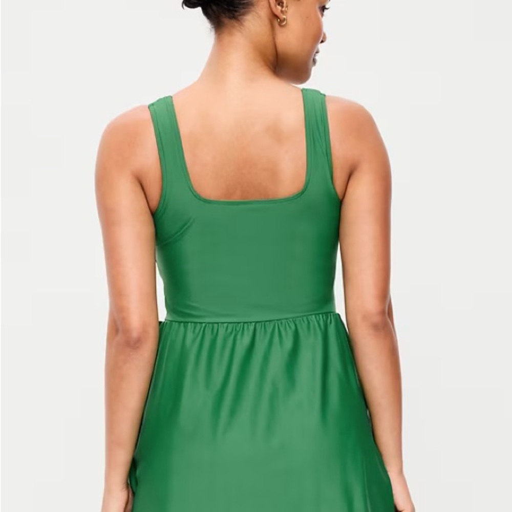 EUC – Old Navy Side-Tie Swim Dress – Green – X-Large - Picture 2 of 4